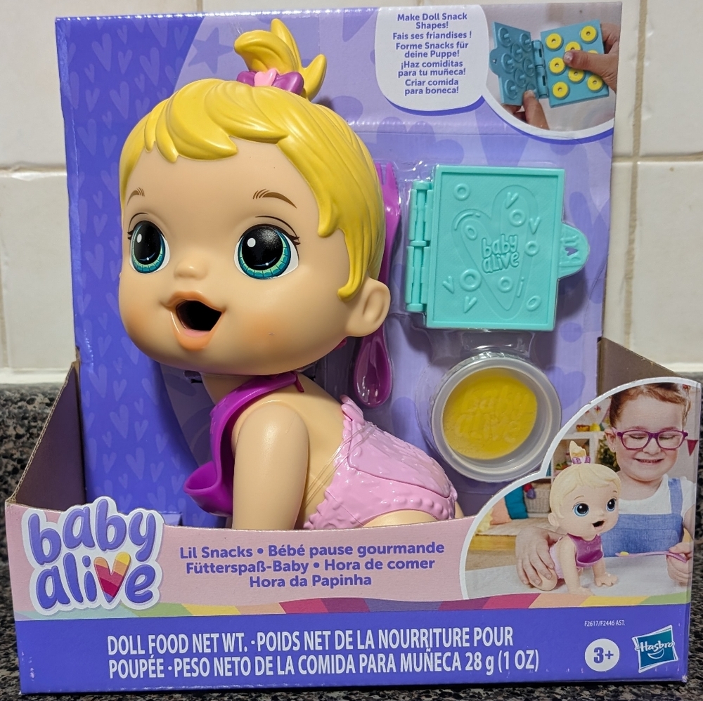 Hasbro Baby Alive Lil Snacks Doll